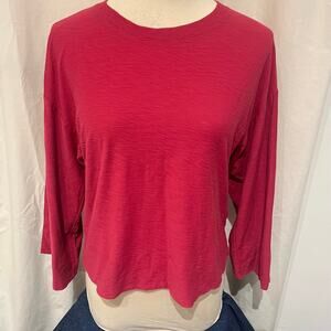NATION LTD 100% Pima Cotton Dolman Sleeve Tee Sz XS